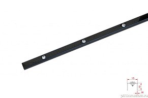 Juliano Декоративные вставки DR1514 Ruby Black 1,5х244 см