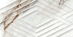 Grespania Corinto Micenas Белая Глянцевая Ректифицированная Настенная плитка 30х60 см