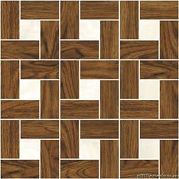 Kerranova Village K-213(900)-MR(SR)-m03 Brown Мозаика 30х30 см