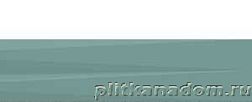 Wow Stripes Transition Teal Голубая Матовая Рельефная Настенная плитка 7,5x30 см