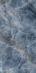 Керамическая плитка Maimoon Ceramica Marmi Onix Azul Highglossy Синий Полированный Керамогранит 60x120 см