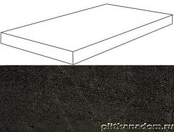 Керамическая плитка Atlas Concorde Russia Wise 620070001093 Dark Lap Scalino Angolare Dx Ступень угловая правая 33x120 см
