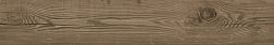 Керамическая плитка Flavour Granito Hickory Brown Matt. Керамогранит 20х120 см