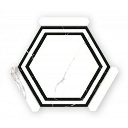 Керамическая плитка Monopole Avant Ontario Day Черно-белый Матовый Керамогранит 22x25 см