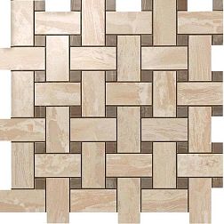 Керамическая плитка Atlas Concorde 600110000070 S.M. Woodstone Champagne Twist Мозаика 30.5x30.5 см