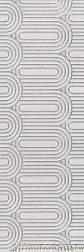 Керамическая плитка Kerama Marazzi Безана OP-A201-12136R Декор серый светлый обрезной 25х75 см