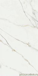 Керамическая плитка Keratile Aston Gold Pul Rect Белый Полированный Ректифицированный Керамогранит 59х119 см