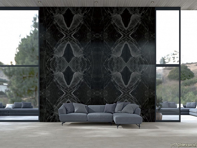 Керамическая плитка Kutahya Black Calacatta