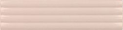 Керамическая плитка Equipe Costa Nova 28493 Onda Pink Stony Glossy Розовая Глянцевая Настенная плитка 5x20 см
