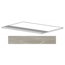 Керамическая плитка Seranit Aura Full Lappato Cтупень c насечками 30x120 см