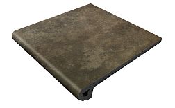 Gres de Aragon Antic Basalto Ступень фронтальная 33x32,5 см