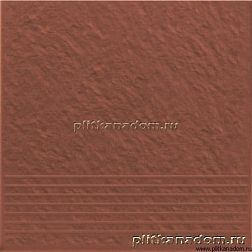 Simple Red stopnica prosta strukturalna 3-d 30x30 см