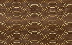 Керамическая плитка N-ceramica Geoma Brown Декор 25х40 см