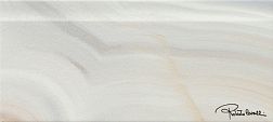 Керамическая плитка Roberto Cavalli Agata Azzurro Alzata Firma Бордюр 15x30 см