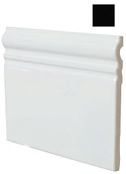 Керамическая плитка Equipe Evolution 21021 Skirting Negro Mate Бордюр 15x15 см