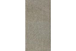 Paradyz Eremite Taupe Коричневая Матовая структурная Ступень 30х60 см