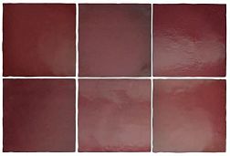 Equipe Magma Burgundy Настенная плитка 13,2х13,2 см