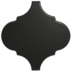 Керамическая плитка Equipe Scale 21934 Alhambra Black Matt Настенная плитка 12x12 см