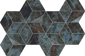 Atlas Concorde Marvel Diva Baobab Hex Lapp. Синяя Мозаика 23,3х40,3 см