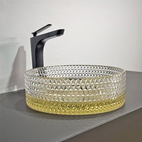 Comforty Накладная раковина GL04 стеклянная