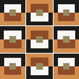 Керамическая плитка Equipe Bauhome Punkt Warm Микс Матовый Керамогранит 20x20 см