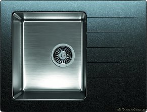 Мойка кухонная Tolero Twist, черная (TTS-660 № 911 (Черн))