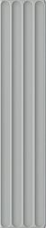 Керамическая плитка DNA tiles Plinto In Grey Matt Серая Матовая Настенная плитка 10,7x54,2 см
