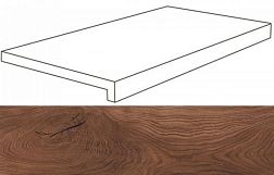 Atlas Concorde Russia Rive Antica Riva Scalino Frontale Коричневая Матовая Ступень Фронтальная 33x160 см