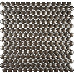 Керамическая плитка Imagine Mosaic KО19-Steel Серая Матовая Мозаика из керамики 31х31,5 см