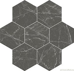 Керамическая плитка Atrivm Cosmo Black Керамогранит 20x24 см