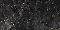 Керамическая плитка Kutahya Black Calacatta Kristal Rectified Parlak Nano Черный Полированный Керамогранит 60x120 см