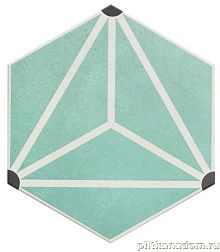 Керамическая плитка Realonda Ceramica Osaka Aqua RLN0068 Керамогранит 28,5x33 см