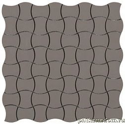 Ce.Si Butterfly Xeno Rett Серая Матовая Ректифицированная Мозаика 2,5x5 30x30 см