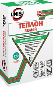 Штукатурные смеси Юнис Теплон белый (гипсовая)173
