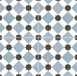 Niceker Chic Howard Blue Керамогранит 45,2x45,2 см