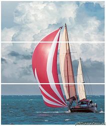 Cerrol Formula Barco-3 Панно (из 3-х плиток) 60х50 см