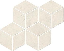 Керамическая плитка Atlas Concorde Raw White Mosaico Esagono (A0Z9) Неглазурованный керамогранит 35х30 см