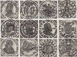 Ceracasa Dolomite Olambrilla Fortune Cinder Plata Вставка 7x7 см