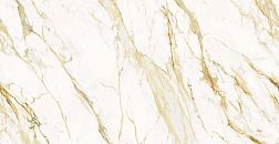 Керамическая плитка Azario Calacata Royal Gold Carving Керамогранит 60х120 см