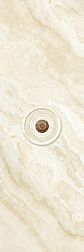 Керамическая плитка Eurotile Crystile 74 Бежевый Глянцевый Декор 29,5х89,5 см