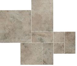 Atlas Concorde Aix Cendre Kit Multiformato Tumbled (A04Z) Неглазурованный керамогранит 75х75 см