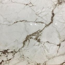 Absolut Gres Calacatta Bronze Gloss Белый Полированный Керамогранит 60x60 см