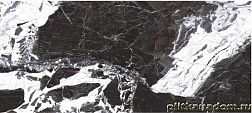 Керамическая плитка Roberto Cavalli Lush Noir Antique Lux Черный Полированный Керамогранит 59,4x119 см