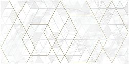 Керамическая плитка Cersanit Calacatta KT2L052 Ромбы Белый Глянцевый Декор 29,8x59,8 см