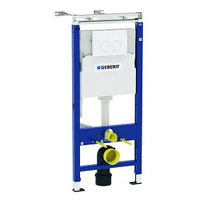 Geberit Duofix 458.122.21.1 Монтажный элемент для подвесного унитаза 112, со смывным бачком, смывная клавиша Delta21