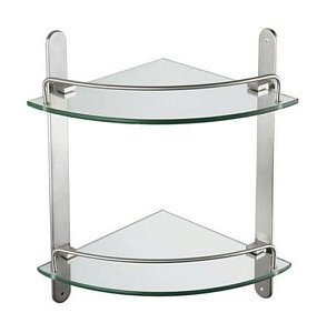 Melana Серия SY MLN-SY3005 Полка стеклянная двойная (сатин)