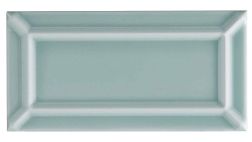 Керамическая плитка Adex Neri ADNE1108 Liso Edge Sea Green Зеленая Глянцевая Настенная плитка 7,5х15 см