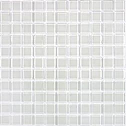 Керамическая плитка Bonaparte Мозаика стеклянная White glass 4 мм 30х30