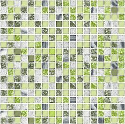 Azori Элара Verde Зеленая Глянцевая Мозаика 30х30 см