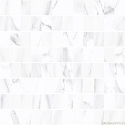 Laparet Lord MM60126 Мозаичный Белый Глянцевый Декор 20х60 см